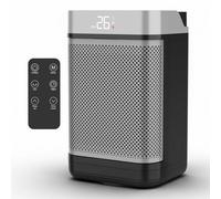 Air Pro Portable Electric Space Heater 10" - Remote Control - Led Display 1-12Hr Timer