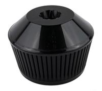 Air Pruning Orchid Pots Designed with Dual Layer and Ventilation to Encourage Root Growth and Prevent Rot, Includes Drainage Saucers (1pc black)