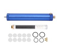 Air Pump Air Filter, Seamless Alloy Aluminum, 0.4 Inch Thick, 30mpa Valve - Filters 99.9% Water Oil, High - Pressure Compressor Use, Lightweight Durable for Diving Breathing
