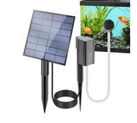 Air Pump Aquarium - Multipurpose Oxygen Tool, Solar Pond Pump, Adjustable Aerator Device, Quiet Airs Bubbler, | Solar Air Pumps With Energy Saving Motor For Pond Fish Tank Hydroponics Fishing Outdoor