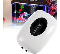 Air Pump Aquarium, Portable Fish Tank Bubbler, Dual-port Battery Life of 70 Hours, Four Ways to Charge, Ultra Quiet, Fish Air Bubbler with Air Tube Air Stone Check Valve,228