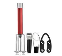Air Pump Cork Remover 4 Pcs Wine Opener Set Air Pressure Wine Corkscrew Bottle Opener Wine Pourer Vacuum Stopper Easy Open Wine Cork Remover Gift for Wine Lovers
