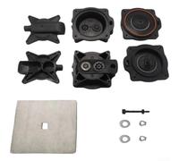 Air Pump Diaphragm Rebuild Kit for HP-100 and HP-120 Septic Air Pumps, Plastic Replacement Kit with Installation Instructions