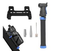 Air Pump for Bicycles, Compact Hand Pump for Bicycle Tyres - Manual Inflator for Mountain Bikes, Scooters, Hiking, Camping, Daily Transportation, Inflating Basketball