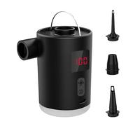 Air Pump for Inflatable Items - Swimming Pool Air Mattress Pump | Portable Rechargeable Inflator with LED Lamp for Travel Guests Children Overnight Camping