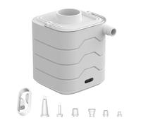 Air Pump for Inflatable Mattresses, Small Inflator with LED Camping Light - Travel Air Pump - for Cushions Mattresses, Boats, Buoys Sofa, Pool Floats and Outdoor Bedding