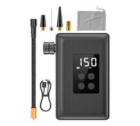 Air Pump for Inflatables - Bicycle Air Pump | Small Rechargeable with Pressure Gauge, Electric Tire Inflator with Bicycle Pump | for Road, Mountain, Cycling, Balloon