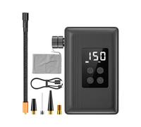 Air Pump for Inflatables - Small Automatic Shut-Off with LED - Portable Electric Tire Inflator - for Road Ball Pool Toys Home Camping Outdoor