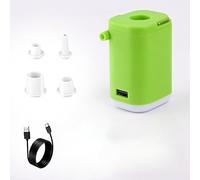 Air Pump for Inflatables, Small Portable Multifunctional Vacuum Pump, Ultra Mini Air Pump with 6 Multifunctional Nozzles to Inflate Deflate for Pool Floats, Swimming Pool Bags