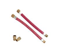 Air Pump Inflator Extension Hose for Road Bike Bicycle MTB, Schrader Valve, High Pressure, 16.5CM, 2 pcs/Set