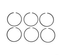 Air pump piston For ring and oil For ring kit for compressor accessories, fits models 50, 49, 51, includes 6 metal pistons for replacement and repair purposes (51)