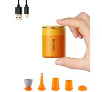 Air Pump Portable Mini Electric Pump for Inflatables with Camping Light Rechargeable USB Inflate Deflate for Air Bed Mattress,Pool Floats,Swimming Ring,Vacuum Storage Bags