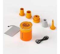 Air Pump Portable Mini Electric Pump for Inflatables with Camping Light Rechargeable USB Inflate Deflate for Air Bed Mattress,Pool Floats,Swimming Ring,Vacuum Storage Bags