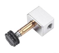 Air Pump Solenoid Valve for 220V Air Compressors - Normally Open Oil-Free Exhaust Valve with Mute Design, Power-Off Vent Function, Cast(A)