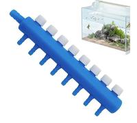 Air Pump Splitter Valve - 16.5x5.08x3.05cm ABS Aquarium Air Distributor, Flow Control Lever | Perfect for Fish Tank Single Multi-Hole Oxygen Supply, Tube Connector, Airflow Adjustment, Aquarium Equip