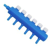 Air Pump Splitter Valve - 16.5x5.08x3.05cm ABS Aquarium Air Distributor, Flow Control Lever | Perfect for Fish Tank Single Multi-Hole Oxygen Supply, Tube Connector, Airflow Adjustment, Aquarium Equip