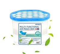 Air Purification Box - 350 Ml Indoor Air Freshener | ABS Dust Removal Box - 5.79In utomatic Deodorizer With Dust Suction For Bedroom Kitchen Bathroom And Closet