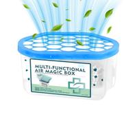 Air Purification Box - 5.12 Inches, ABS Indoor Freshener | Automatic Dust-Sucking Air Deodorizer, Long-Lasting Odor Eliminator, Home Bathroom Closet Car Bedroom Kitchen Use