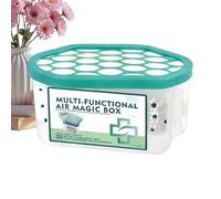 Air Purification Box - ABS 13x10x7cm 350ml Dust Removal | Automatic Air Freshener with Scented Fragrance, Dust-Sucking, Home, Closet, Car | Bedroom, Kitchen, Pet Area, Desktop Indoor