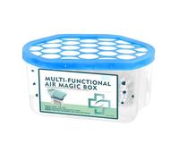 Air Purification Dust Removal Ma gic Box, Automatic Deodorizer, 13x10x7cm, Air Freshener Device, Dust Cleaning Box, Long-Lasting Scent, For Bathroom Car Spaces Closet Areas
