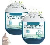 Air Purification Dust Removal Magic Box,Dust removal 97.8%,Multifunctional Automatic Dust Collection Air Magic Box Cleaner, Long-Lasting Airs Fresheners For Home Bedroom Kitchen Pet Areas (2 Pcs)