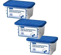 Air Purification Dust Removal Magic Box, Multi-Functional Air Magic Box Cleaner, Plant Extract Formula, Long-Lasting Airs Fresheners for Home Bedroom Living Room Kitchen Pet Areas (3Pc)