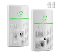 Air Purifier 2 Pack Plug in Air Freshener for Home, Powerful 50 Million Ion Output to Combat Pet, Smoke, and Food Odours, Ultra Quiet Portable Air Purifier for Office, Bedroom, Caravan