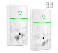 Air Purifier 2 Pack Plug in Air Freshener for Home, Powerful 50 Million Ion Output to Combat Pet, Smoke, and Food Odours, Ultra Quiet Portable Air Purifier for Office, Bedroom, Caravan