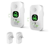 Air Purifier, 2PCS Claru Ionic Air Purifier Plug In Uk, Portable Negative Ion Technology, for Bedroom Home Office, Garage Room Pets, Instantly Cleans Whisper Quiet, Filter-Free Purifier (NEW 2PCS)