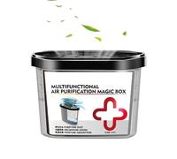 Air Purifier, 500ML Moisture Absorber, Non Electric Room Dehumidifier with Odor Removal, Portable Indoor Air Cleaner, Eco Friendly Box with Natural, Home Accessory for Bedroom