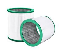 Air Purifier Filter Replacement for Dyson Tower Purifier Pure Cool Link TP01 TP02 TP03 AM11 BP01, PINREK H13 HEPA Filter & Activated Carbon Filter, Compare to Part #968126-03 (2 Pack,Green)
