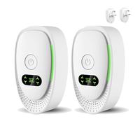 Air Purifier for Bedroom, 2PCS Negative Ionic Air Purifier Plug in UK,Quiet Odour Remover,Smoke Dust,Pets,Air Cleane Ionisers for Home,Office, Bathrooms, Kitchen, Garage,Filter-Free Purifier