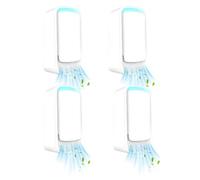 Air Purifier for Bedroom Home, 4 Pack Plug-in Negative Ion Air Purifier, Portable Quiet Ioniser for Smokers, Reduces Odours from Pets/Toilet/Dust/Office/Home/Room