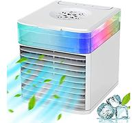 Air Purifier For Bedroom - Humidifies Portable Conditioning Unit, 3 Adjustable Speeds Mini Air Cooler - for Home And Office