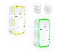 Air Purifier for Bedroom, Upgraded 2 Pack Plug In Air Purifiers for Home Mini Portable Negative Ion Purifier 3-Gear Quiet Air Purifier for Smokers Pets Dust Toilet Office Room