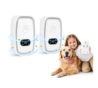 Air Purifier for Home Bedroom, 2-Pack Plug-In Mini Ioniser with 20 Million Negative Ions, Quiet Odour Reducer for Pets, Smoke, Kitchens, Toilets and Offices