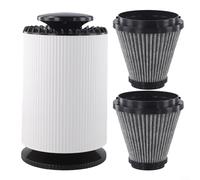 Air Purifier for Home, Smoke Eliminator with PM2.5 Particle Filter, Compact Desktop Design for Office Bedroom, Efficient Deodorization and Fresh Air Cleaning(with 2 Filter)