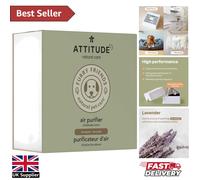 ATTITUDE Air Purifier with Activated Carbon Filter, Plant- and Mineral-Based In