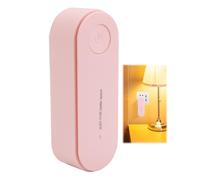 Air Purifier Plug In Uk, Mini Portable Ionic Air Purifier All-In-One Air Purifiers Effective Remove Pet Odors Smell Smoke Dust Suitable for Office Home Bedroom Toilet (Pink)
