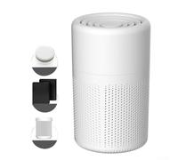 Air Purifier, USB Portable Negative Ion Generator with HEPA Filter, Dual Filtration for Smoke and Formaldehyde Removal, Aromatherapy Function for Camping and Hiking(A)