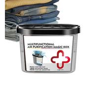 Air Purifiers for Bedroom - 500ml Auto Moisture Control Box, Non-Electric Plant-Based Portable Cleaner with Natural Filtration, Indoor Air Freshener for Home Apartment Kitchen Bathroom Wardrobe