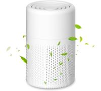 Air Purifiers for Home Bedroom, YiYunTE Small Air Purifier with 3-Stage Filter/Aromatherapy Diffuser/Sleep Mode, Portable Quiet Air Filter Cleaner Freshener Purifier for Smoke Allergies Pet Dander