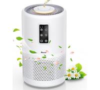 Air Purifiers for Home Large Room up to 1400ft², VEWIOR H13 True HEPA Air Purifier for Bedroom with night light, Fragrance Sponge, Sleep Mode, Timer, Lock, Air Cleaner for Wildfire Smoke Odor Dander