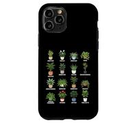 Air-Purifying Houseplants in Pots Chart Botanical Guide Case for iPhone 11 Pro