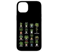 Air-Purifying Houseplants in Pots Chart Botanical Guide Case for iPhone 14 Plus