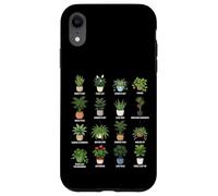Air-Purifying Houseplants in Pots Chart Botanical Guide Case for iPhone XR