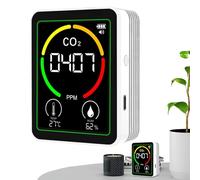 Air Quality Detector - Temperature Humidity Digital Sensor | Accurate Air Quality Monitoring - for Home Indoor Dormitory Hotel Travel RV Office School Hospital