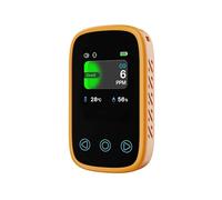 Air Quality Monitor, 3 in 1 Air Quality Tester CO Temp Meter LCD Digital Carbon Monoxide Detector(Oranje)