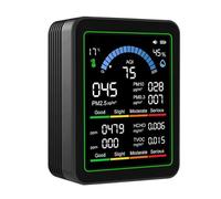 Air Quality Monitor - 7x3.5x9cm Air Quality Tester | Portable Accurate Monitor With Clear Display | Carbon Dioxide Measurement Tool For Safety Bedroom Testing Monitoring Detection Home Grow Tents