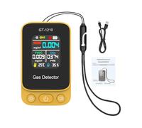 Air Quality Monitor,Carbon Dioxide Sensor | Battery Powered Air Quality Detector with Temperature and Humidity - for Home Indoor Desktop Car Hotel School Warehouse